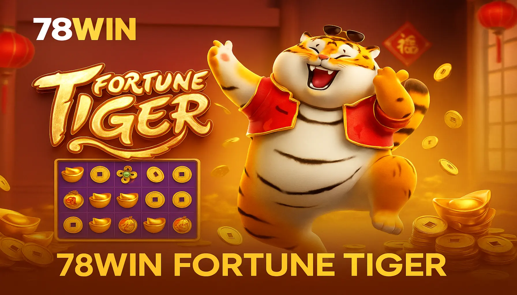 Fortune Tiger é um jogo imperdível no 78WIN Casino