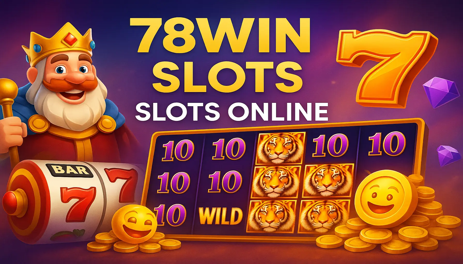 Explore o mundo das slot machines no 78WIN Casino